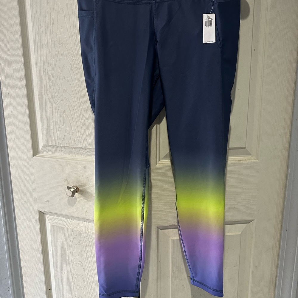 Brand New Old Navy Gradient Ombre Leggings - L